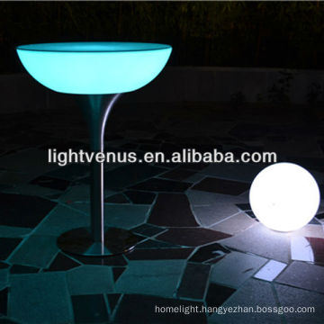 App control factory direct sale rechargeable color changing outdoor table